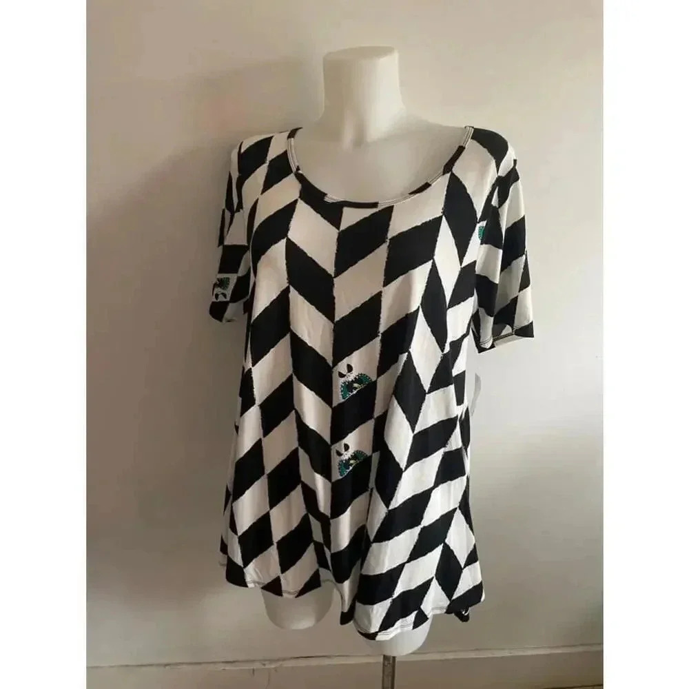 NWT Women's LuLaRoe Disney Nightmare Before Christmas Sally Jack Skellington